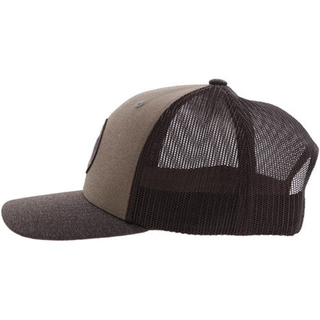 Hooey Brown Primo Ball Cap with Black and Cream Patch