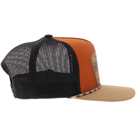 Hooey Orange and Black Trip Hat