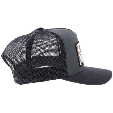 Hooey Charcoal and Black Sudan Hat