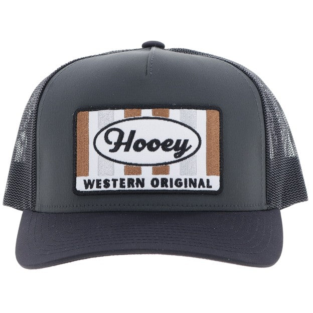 Hooey Charcoal and Black Sudan Hat