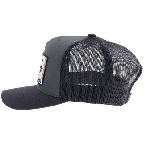 Hooey Charcoal and Black Sudan Hat