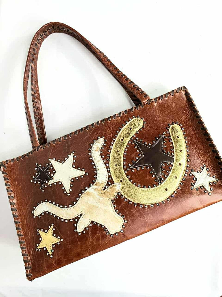 KurtMen Saddle Stockyards Short Wedge Tote