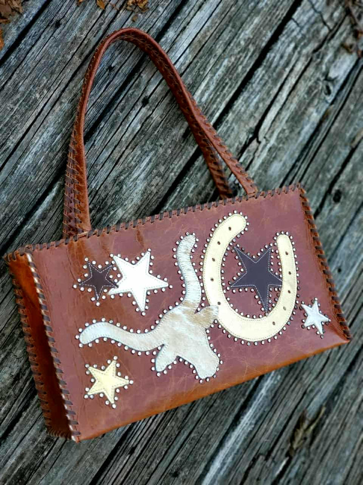 KurtMen Saddle Stockyards Short Wedge Tote