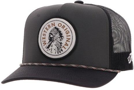 Hooey Charcoal and Black Quanah Hat