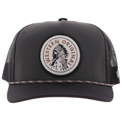 Hooey Charcoal and Black Quanah Hat