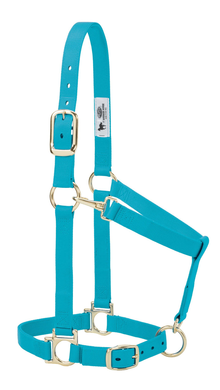 Weaver Basic Adjustable Nylon Halter, 1" Small Horse (Multiple Color Options) - West 20 Saddle Co.