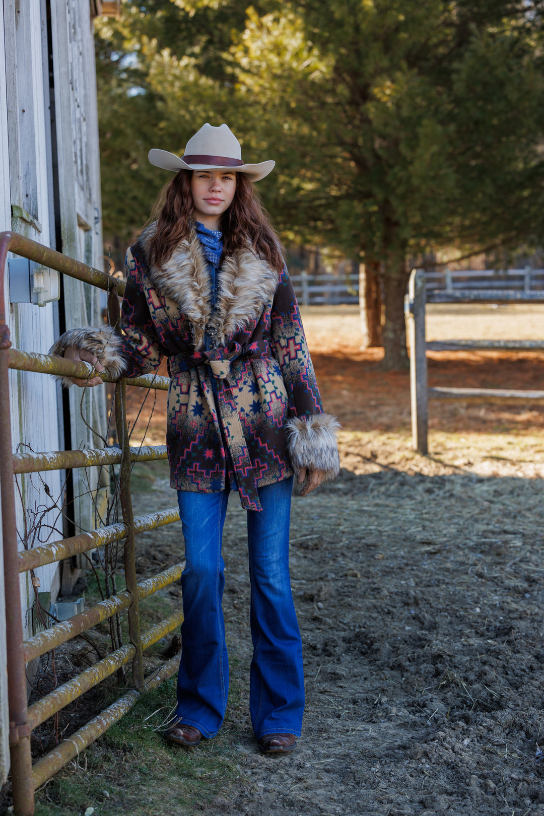 Tasha Polizzi Beige Plains Jacket