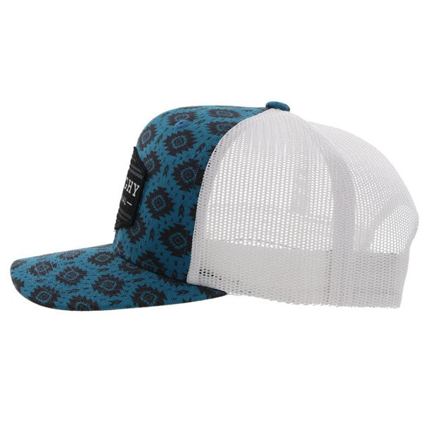 Hooey Blue and White Tribe Roughy Hat