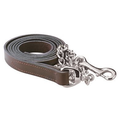 Perri's Leather Lead with Chrome Chain