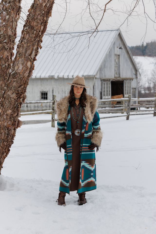 Tasha Polizzi Women's Teal Clive Coat