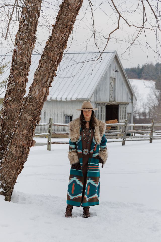 Tasha Polizzi Women's Teal Clive Coat