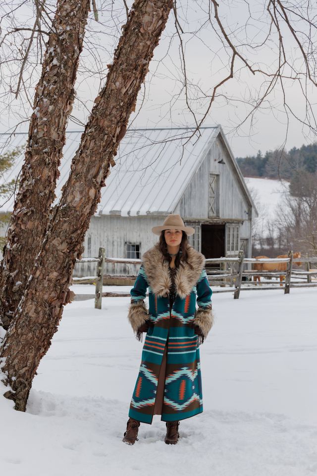 Tasha Polizzi Women's Teal Clive Coat