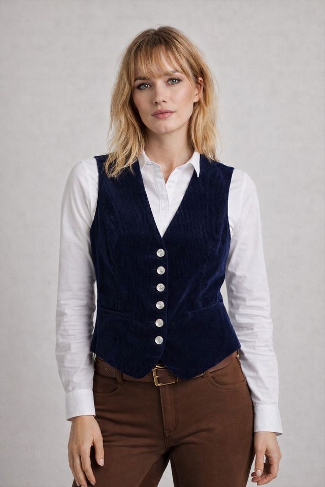 Tasha Polizzi Women's Navy Letti Vest