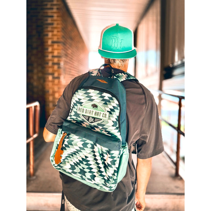 Red Dirt Hat Co Turquoise Aztec Backpack