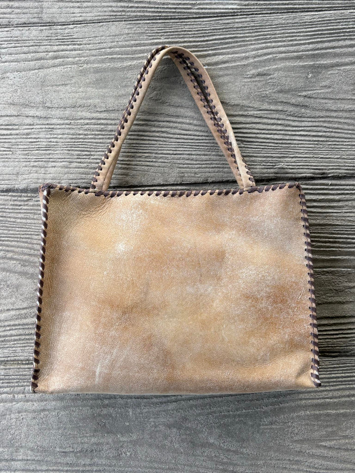 KurtMen Gazelle Giddy Up with Gold Stars Wide Tote Bag