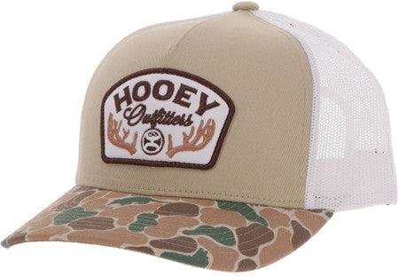 Hooey Tan and White Outfitters Ball Cap