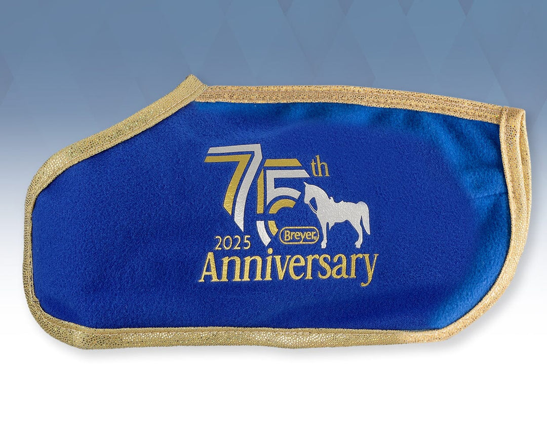 Breyer 75th Anniversary Blue Horse Blanket