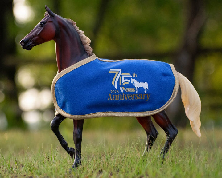 Breyer 75th Anniversary Blue Horse Blanket