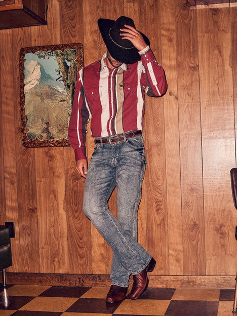 Wrangler Men's Retro Greeley Slim Fit Bootcut Jean