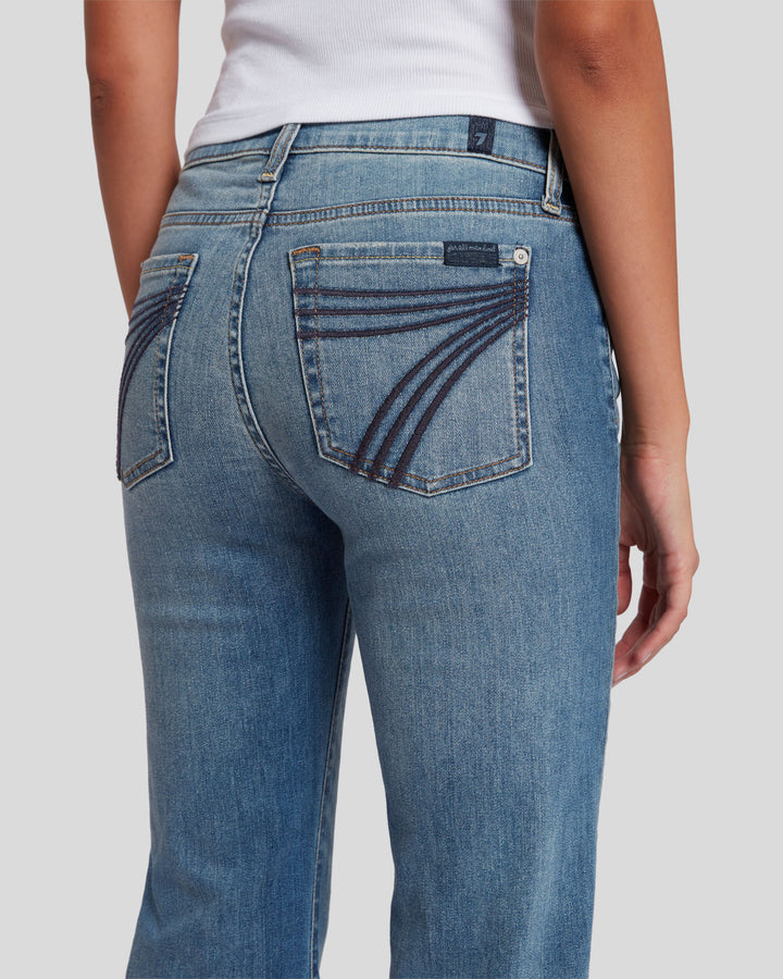 7 For All Mankind Women's Distressed Authentic Light Dojo Jean