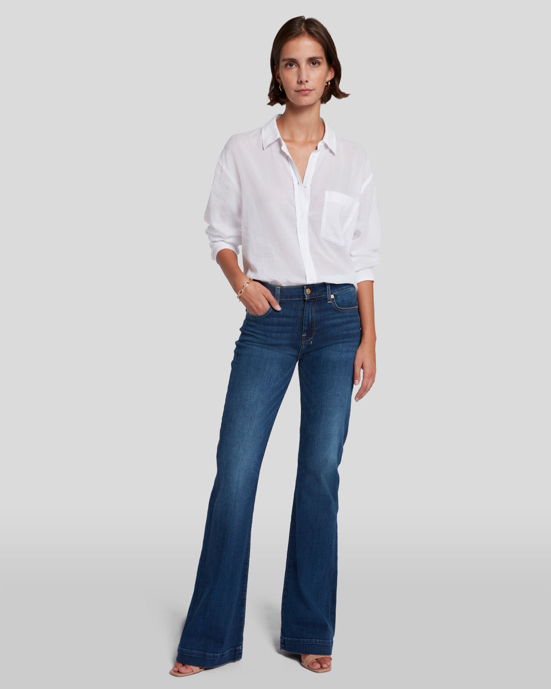 7 For All Mankind Women's Medium Melrose Dojo Jean