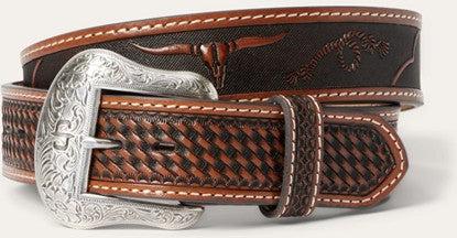 Stetson Western Icons Tooled Belt