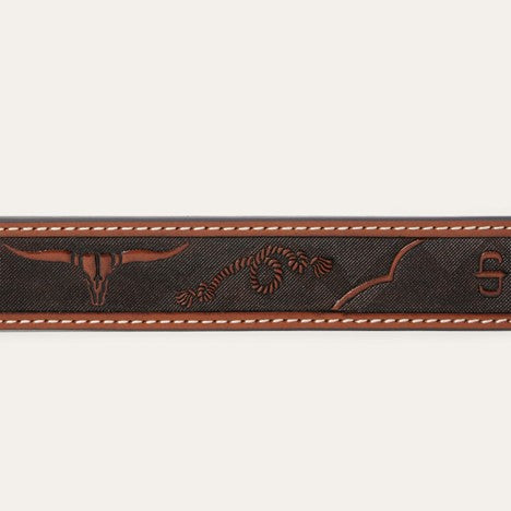 Stetson Western Icons Tooled Belt