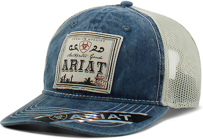 Ariat Frayed Patch Denim Hat