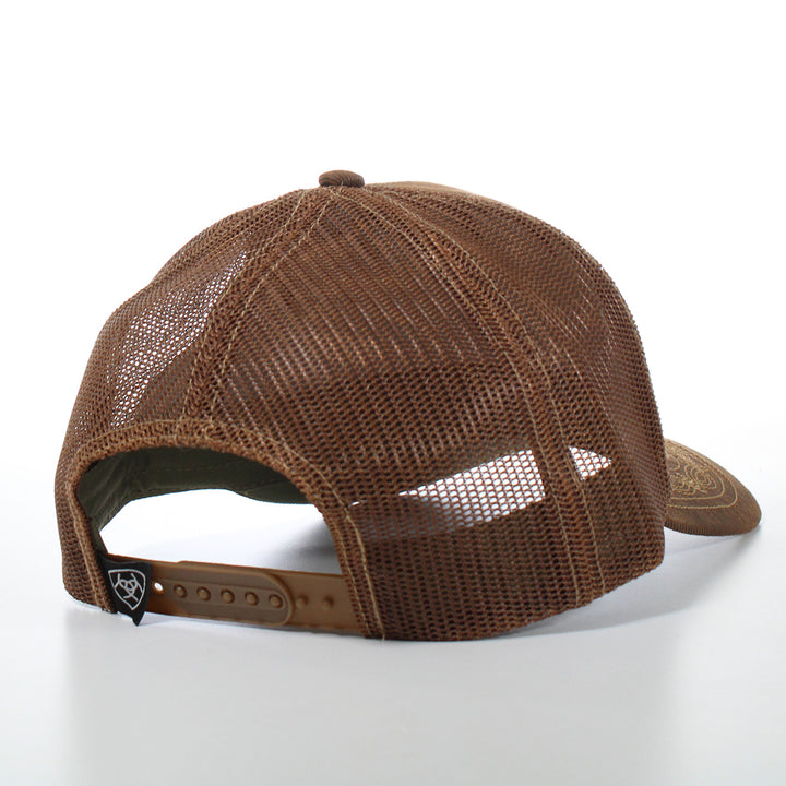 Ariat Brown Shield Logo Ball Cap