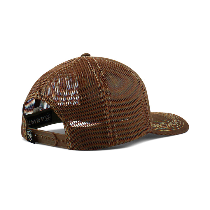 Ariat Brown Shield Logo Ball Cap