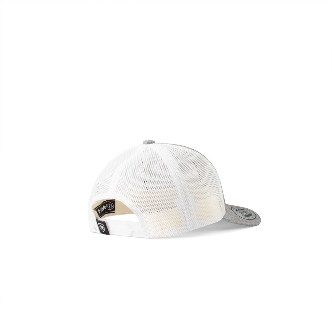 Ariat Youth Grey Logo Patch Ball Cap