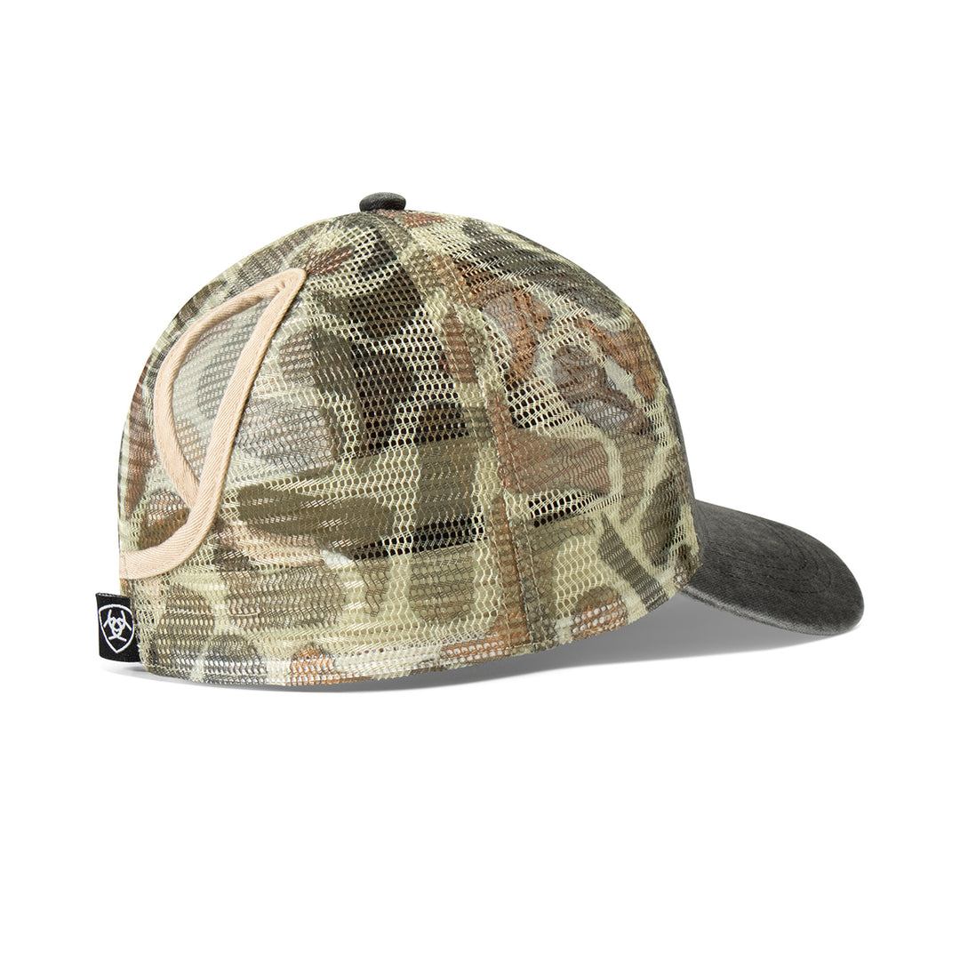 Ariat Women's Logo Camo Mesh PonyFlo Hat