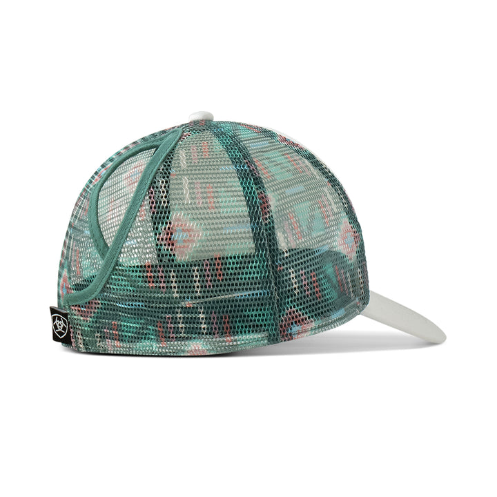 Ariat White Logo Embroidered PonyFlo Ball Cal