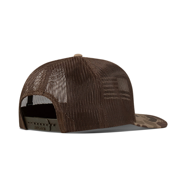 Ariat Camo with Tan Flag Patch Ball Cap