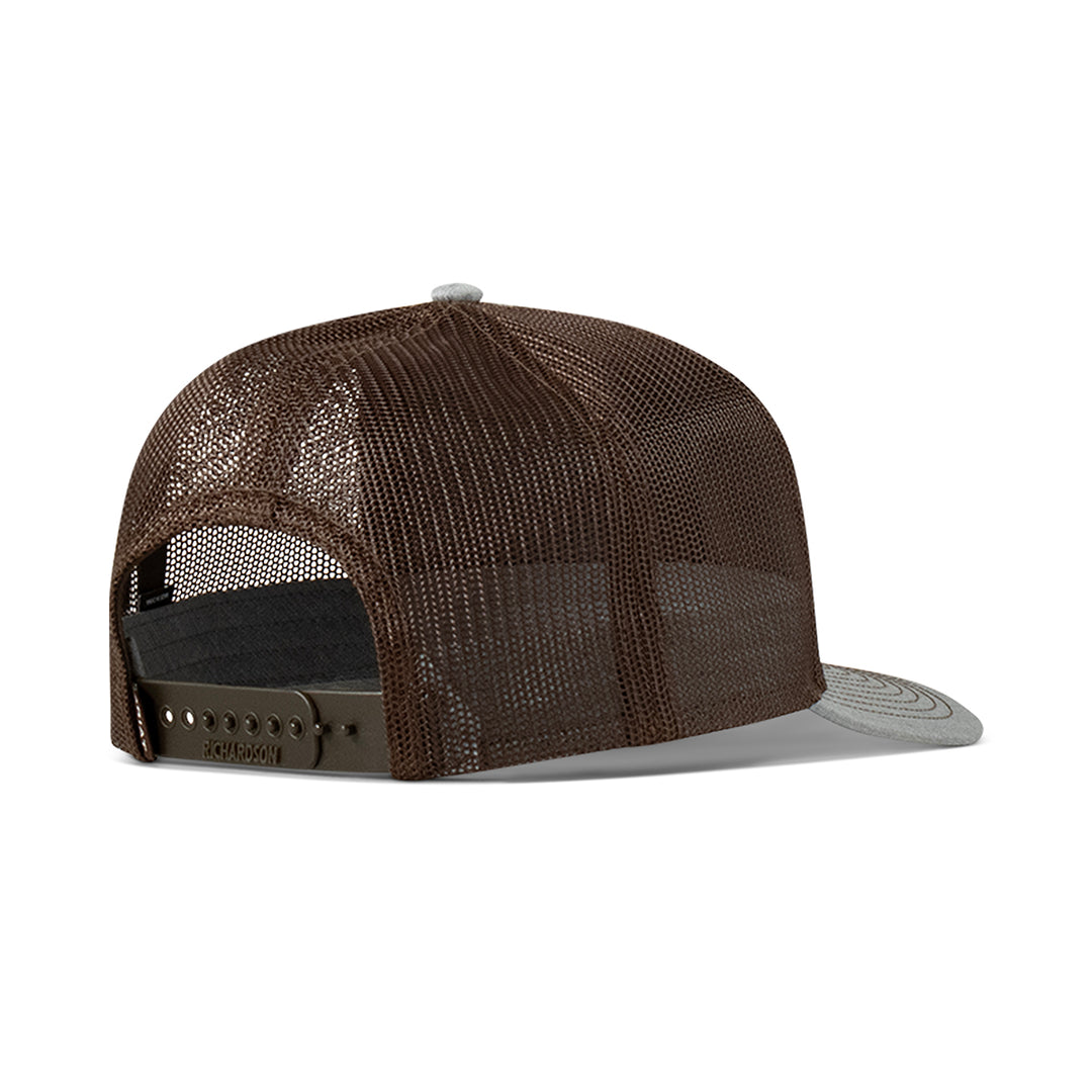 Ariat Light Grey Embossed Shield Patch Ball Cap