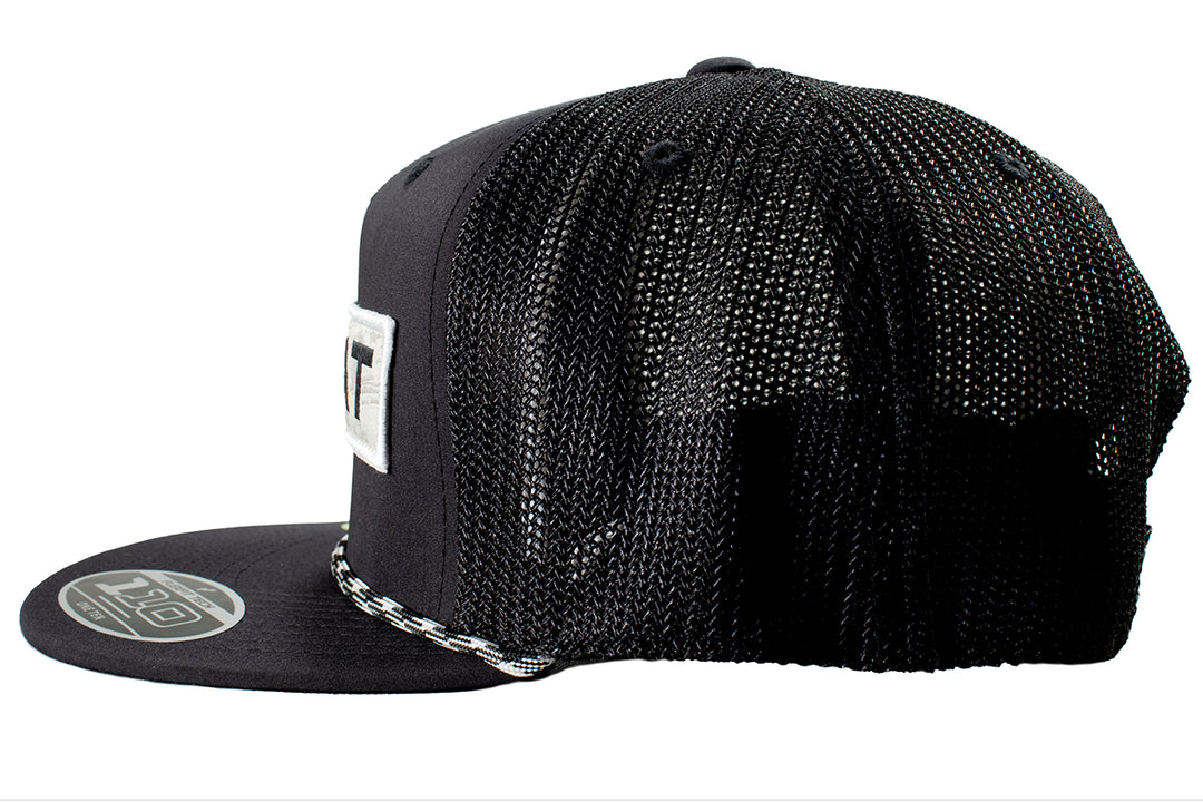 Ariat Black with Grey Desert Scene Patch FlexFit Ball Cap