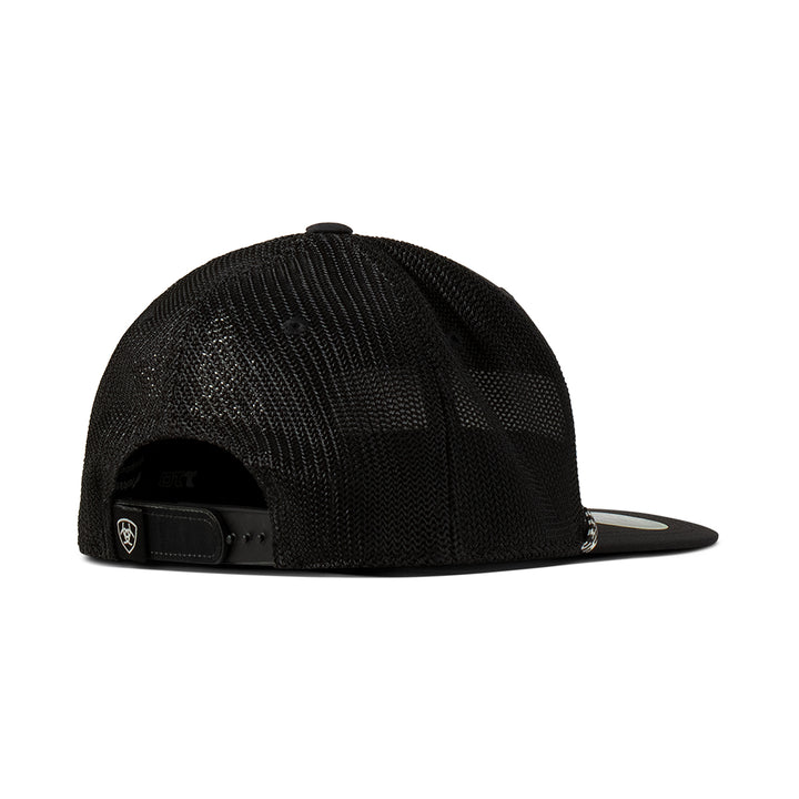 Ariat Black with Grey Desert Scene Patch FlexFit Ball Cap