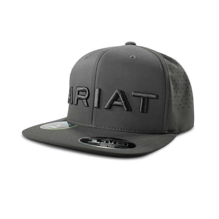 Ariat Charcoal with 3D Embroidered Logo Ball Cap