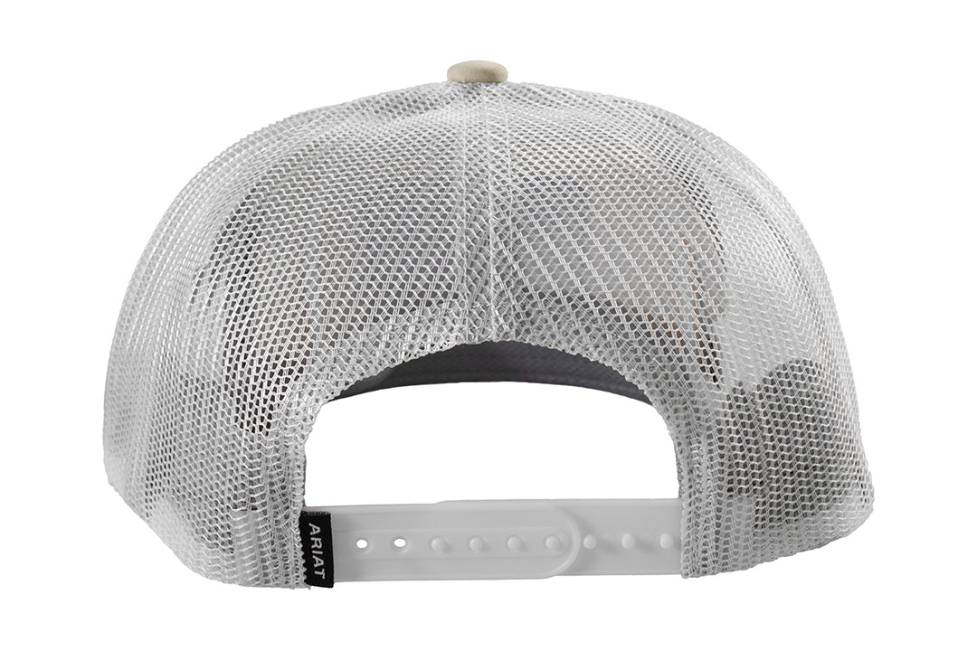 Ariat Tan with Square Logo Patch Ball Cap