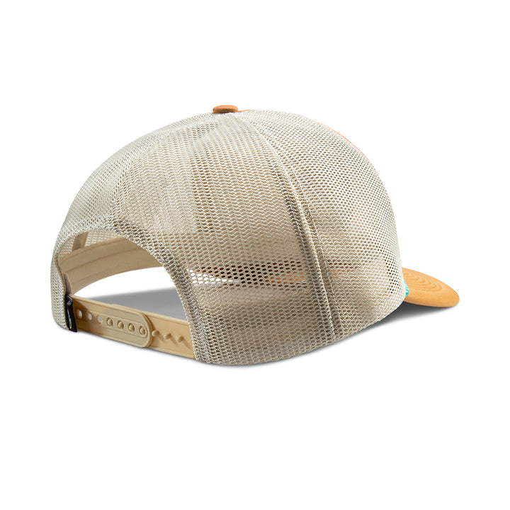 Ariat Camel with Striped Shield Patch Ball Cap