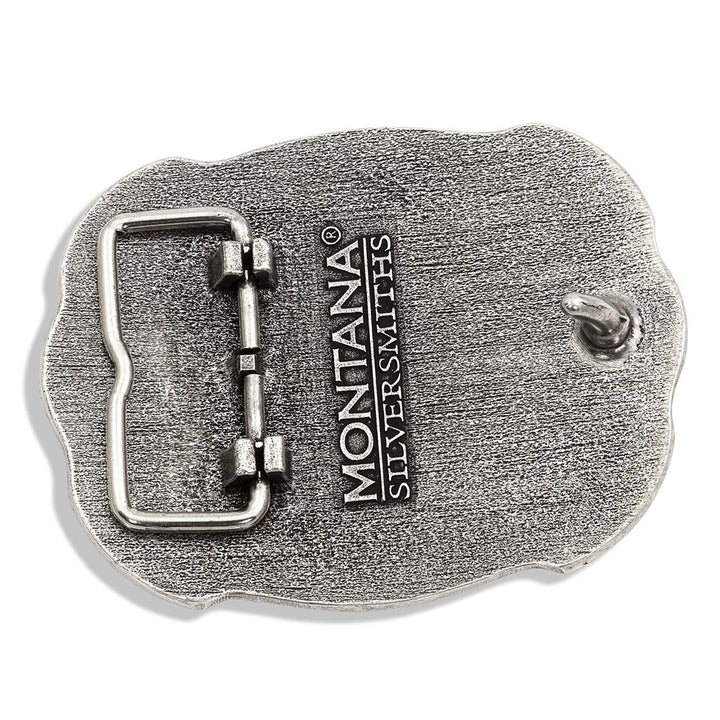 Montana Silversmiths John Deere Scalloped Duo Attitude Buckle