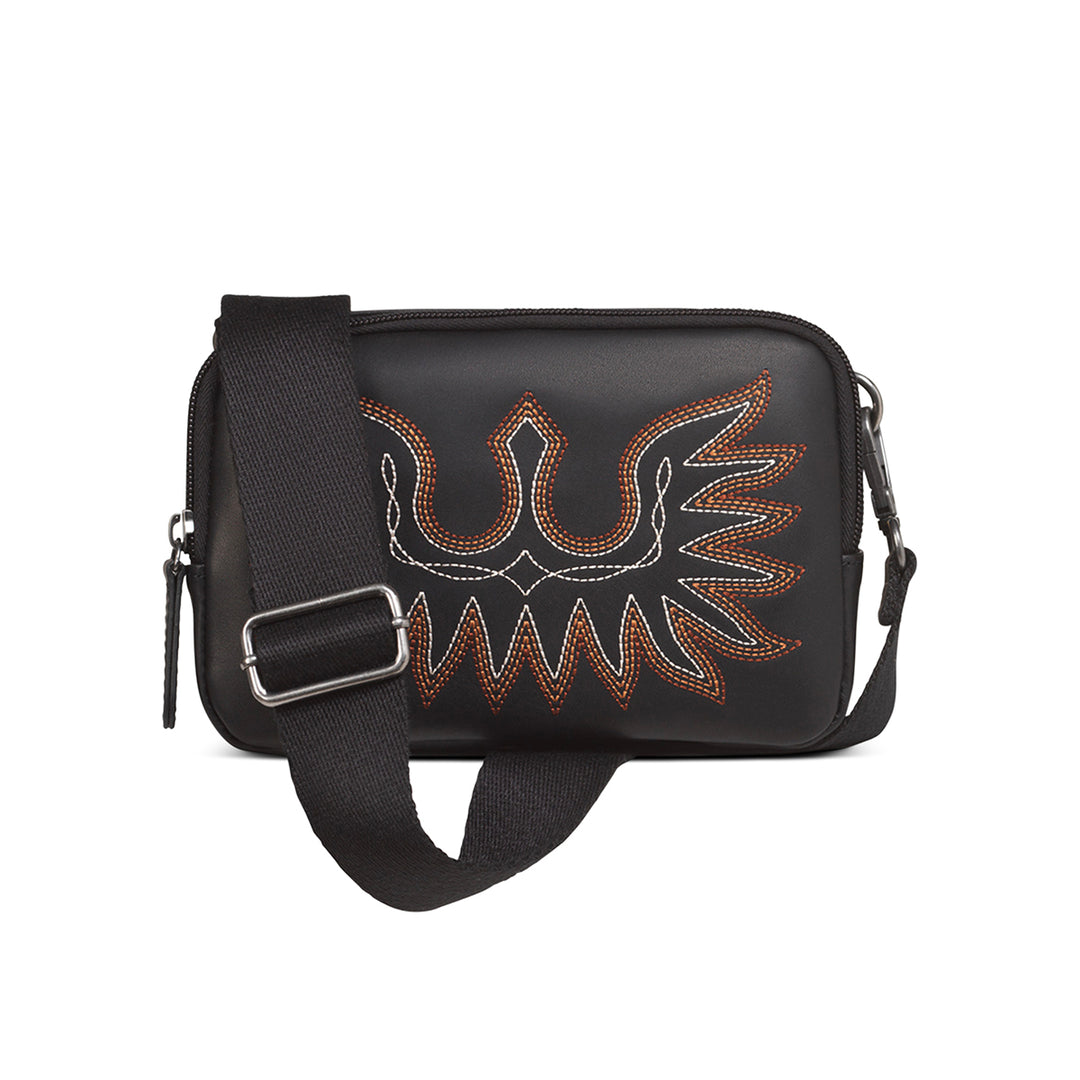 Ariat Women's Black Casanova Collection Leather Belt Bag