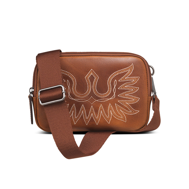 Ariat Women's Brown Casanova Collection Leather Belt Bag