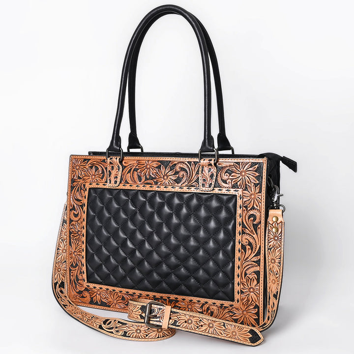 American Darling Tooled and Quilted Leather Bag