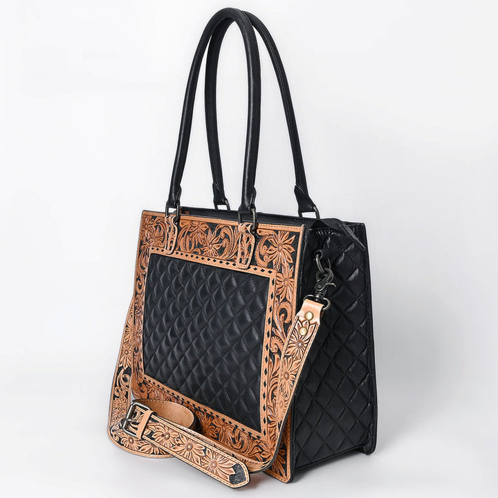 American Darling Tooled and Quilted Leather Bag