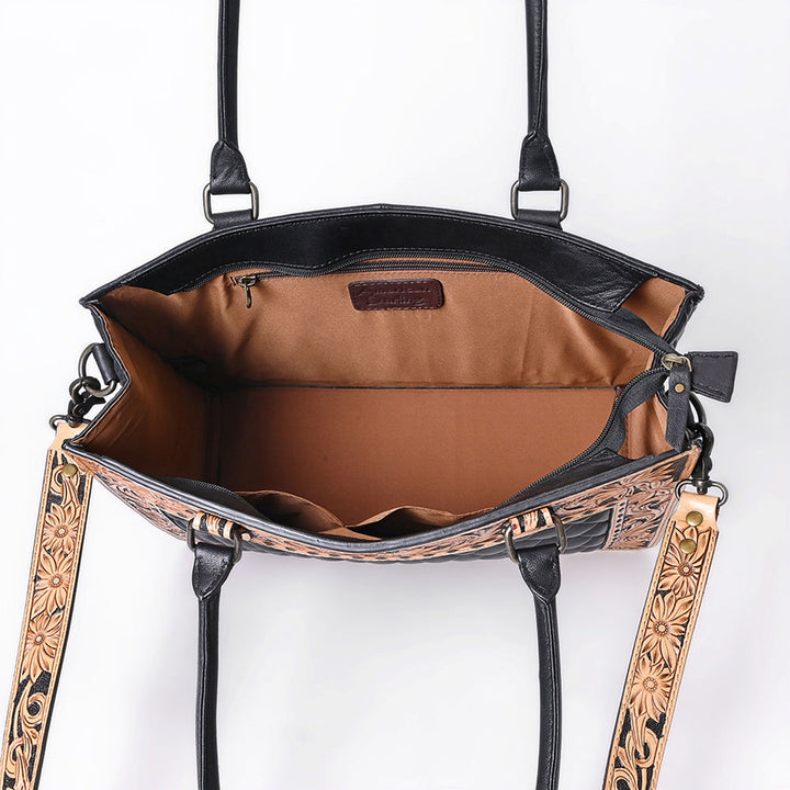 American Darling Tooled and Quilted Leather Bag