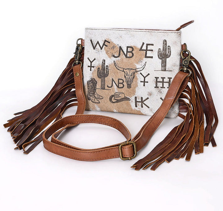 American Darling Western Brands Hair-on Crossbody Bag