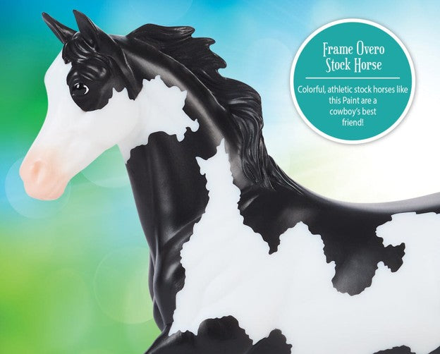 Breyer Black Frame Overo Stock Horse