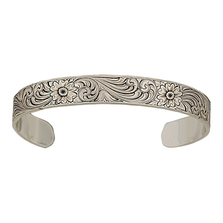 Montana Silversmiths Antiqued Engraved Narrow Cuff Bracelet