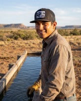 Lazy J Ranch Black Legado Classic Five Panel Trucker Hat